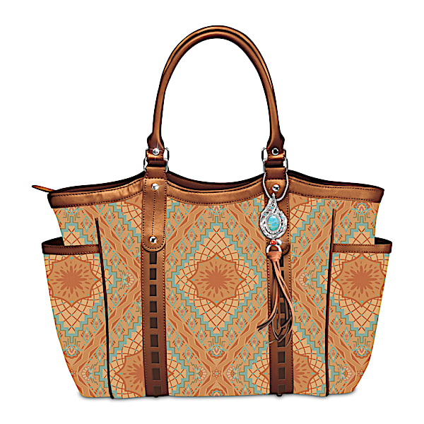 Sedona Sky Southwestern-Style Shoulder Tote Bag