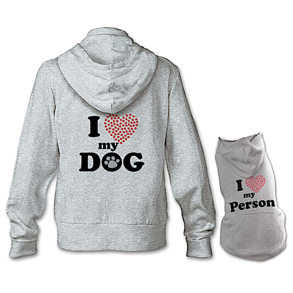 My Best Friend Dog And Women's Matching Hoodies