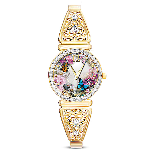 Lena Liu Treasured Moments Women's Crystal Watch