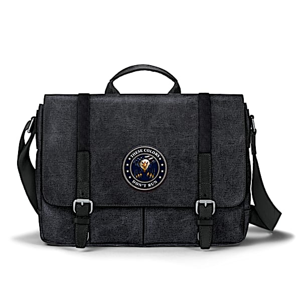 These Colors Don't Run Canvas Messenger Bag