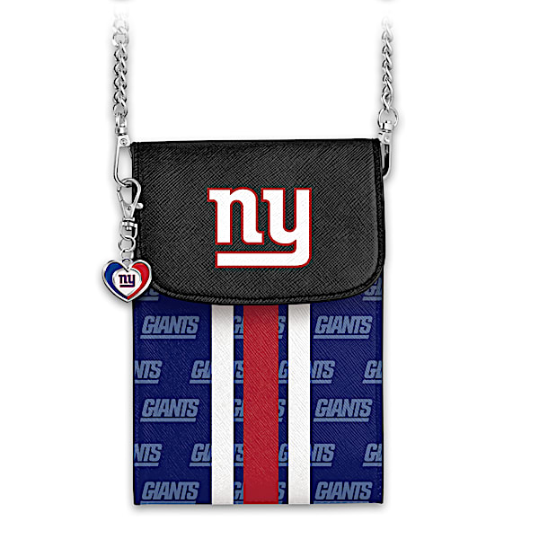Giants Crossbody Cell Phone Bag With Logo Charm