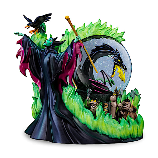 Disney's Maleficent Glow-In-The-Dark Musical Glitter Globe