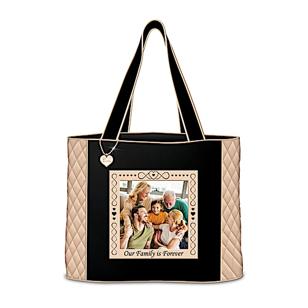 Our Family Is Forever Tote Personalized With Your Photo