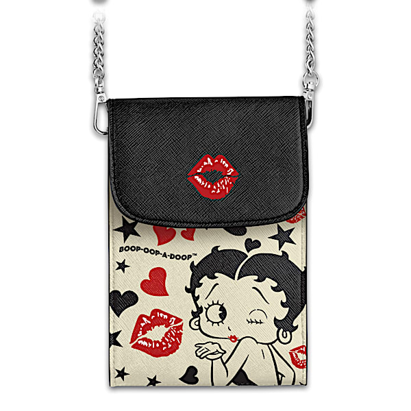Betty Boop Kisses Crossbody Cell Phone Bag