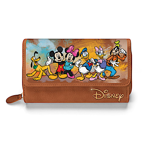 Disney Masterpiece Of Magic Designer-Style Trifold Wallet