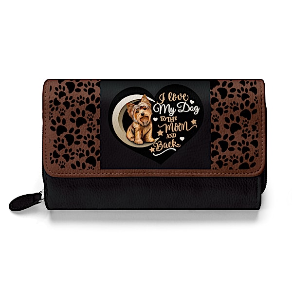 I Love My Dog To The Moon And Back Wallet: Choose Your Breed