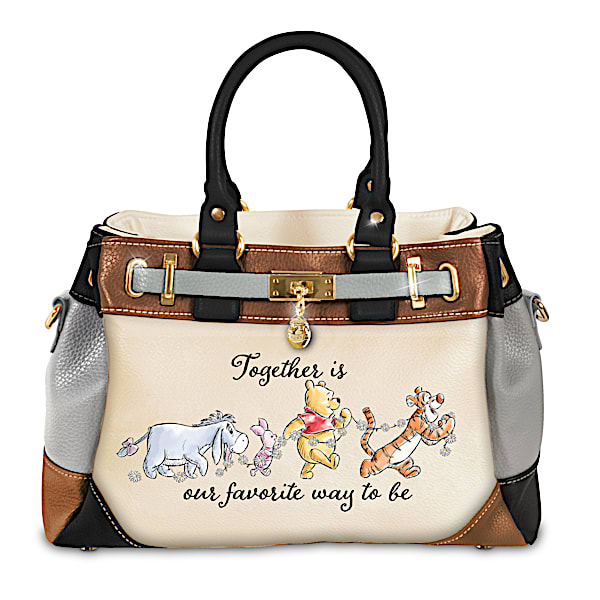 Disney Winnie The Pooh Fashion Handbag With Honey Pot Charm