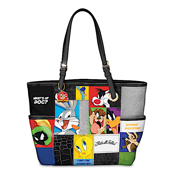 LOONEY TUNES Tote: 8 Characters & Their Iconic Catchphrases