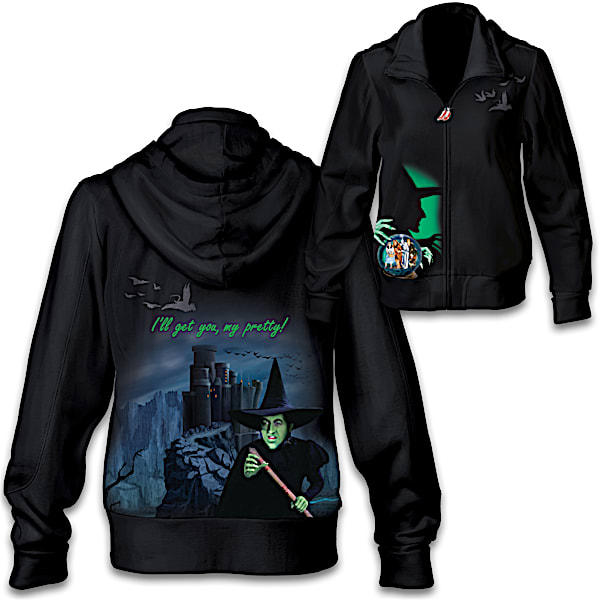 THE WIZARD OF OZ WICKED WITCH Zip-Up Hoodie