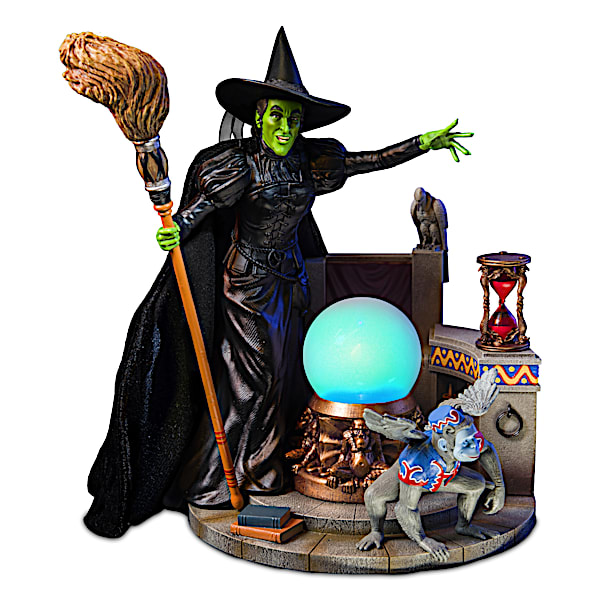 WICKED WITCH OF THE WEST Sculpture With Color-Changing Light