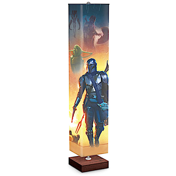 STAR WARS The Mandalorian Four-Sided Floor Lamp