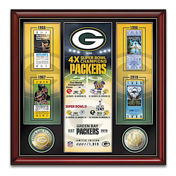 Green Bay Packers NFL Legacy Framed Commemorative