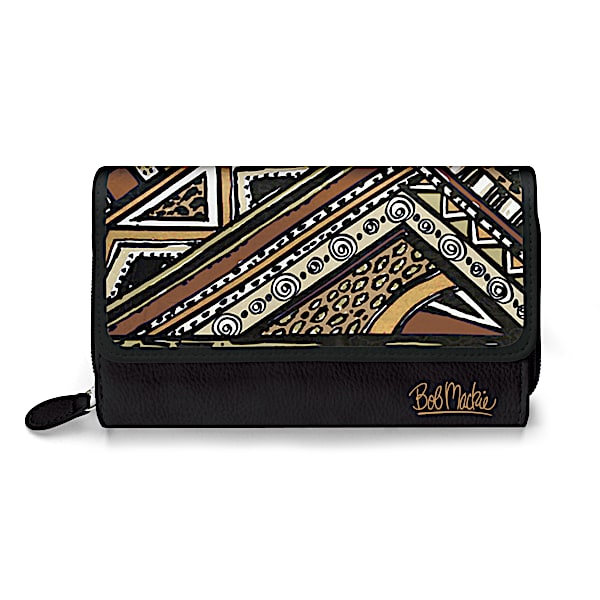 Bob Mackie Palm Desert Women's Trifold Wallet