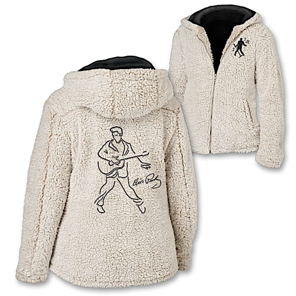 Elvis Presley Women's Lightweight Sherpa Jacket