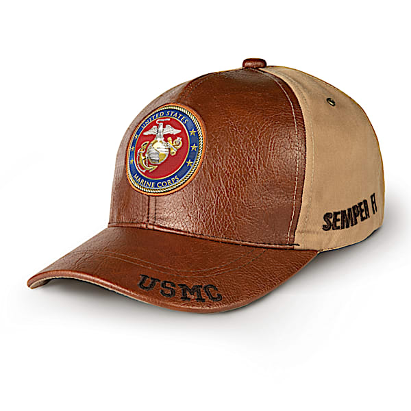 U.S. Marines Men's Cap With USMC Emblem Patch