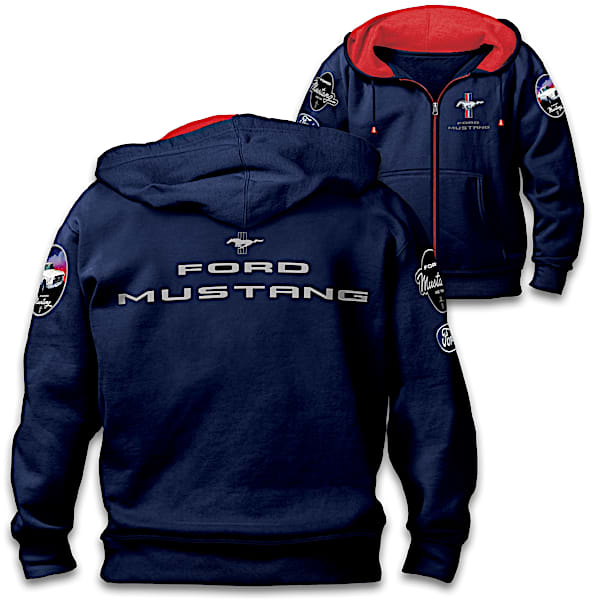 Ford Mustang True American Legend Men's Full-Zip Hoodie