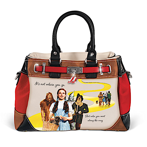 THE WIZARD OF OZ Fashion Handbag With RUBY SLIPPERS Charm
