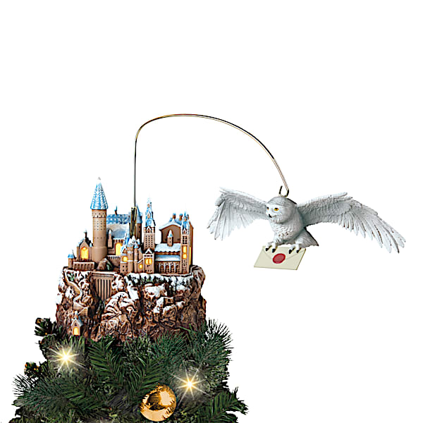 HARRY POTTER HEDWIG Tree Topper: Lights, Music And Motion