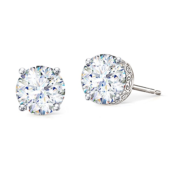 Moissanite Stud Earrings