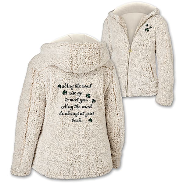 Irish Blessing Women's Lightweight Sherpa Jacket