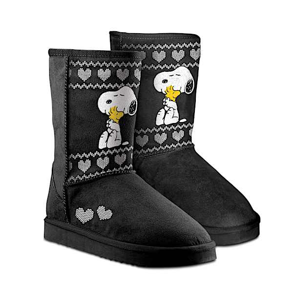 PEANUTS Snoopy And Woodstock Women's Short Boots