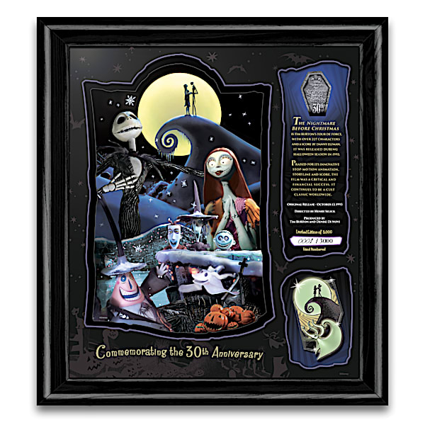 The Nightmare Before Christmas Framed Wall Decor