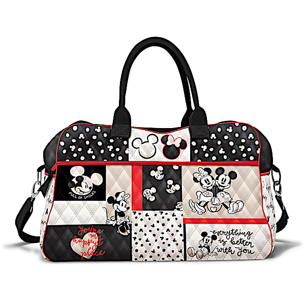 Disney's Mickey Mouse And Minnie Mouse Weekender Bag