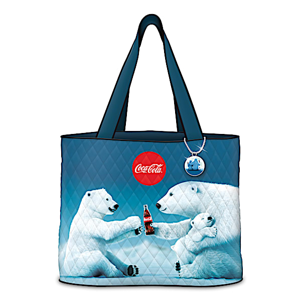 COCA-COLA Share The Magic Quilted Tote Bag