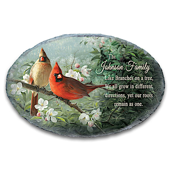 Joseph Hautman Cardinal Art Personalized Family Wall Plaque