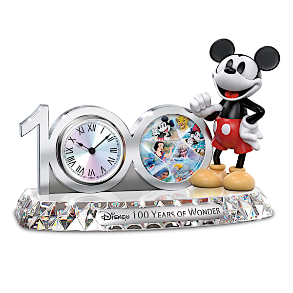 Disney 100 Years Of Wonder Commemorative Clock