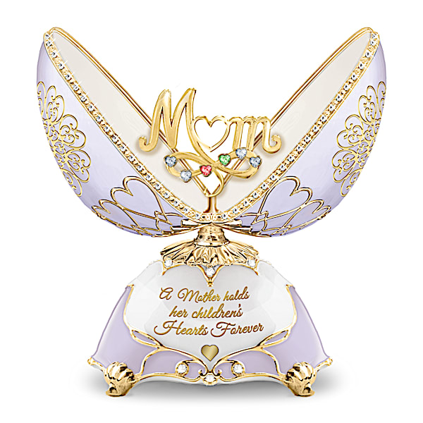 Musical Egg For Mom With Birthstones For Every Child