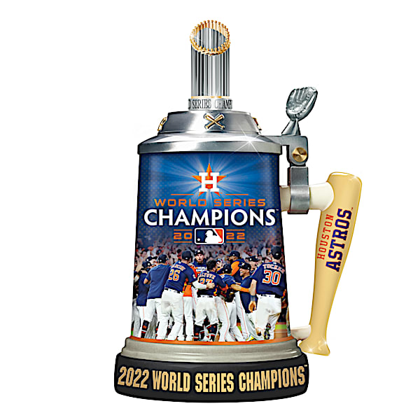 Houston Astros 2022 MLB World Series Champions Porcelain Stein