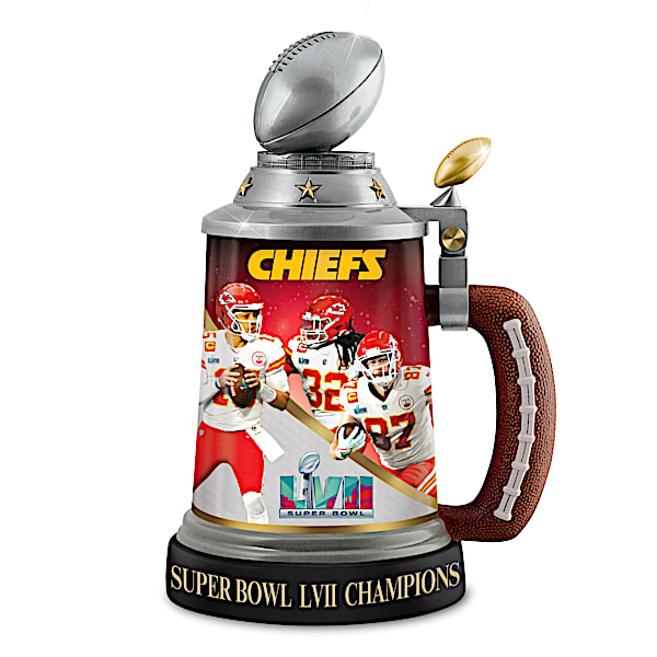 Kansas City Chiefs Super Bowl LVII Champions NFL Stein