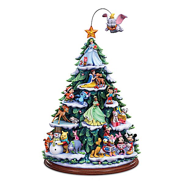 Disney Tabletop Christmas Tree With Lights And Music