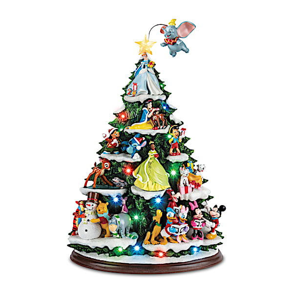 Disney Tabletop Christmas Tree With Lights And Music