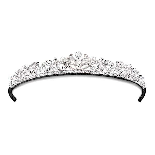 Regal Elegance Tiara With Over 200 Simulated Diamonds