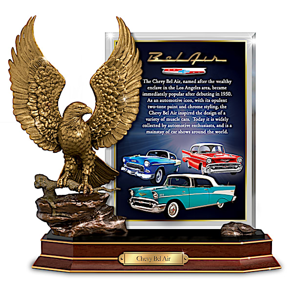 Chevrolet Bel Air American Muscle Eagle Tribute Sculpture