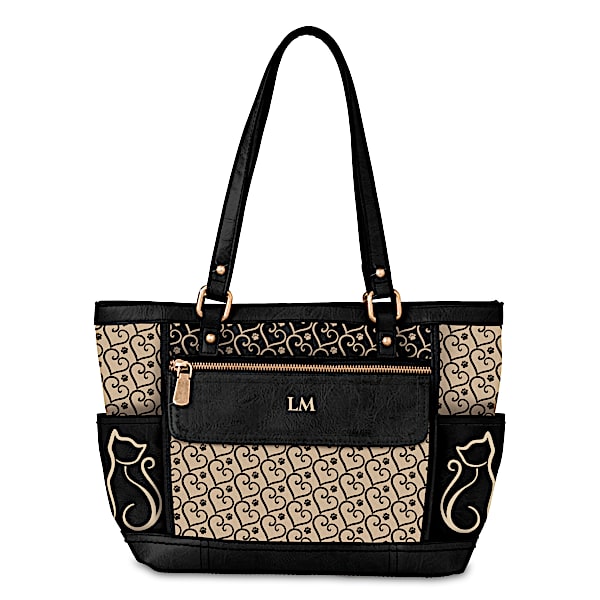 Exotic Elegance Personalized Monogram Shoulder Bag