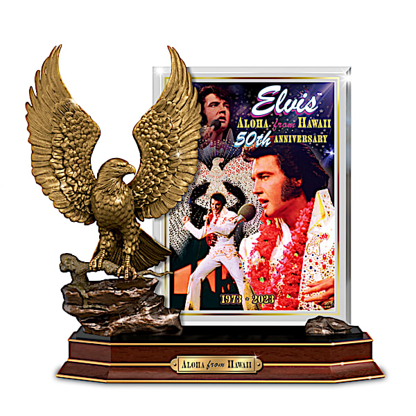 Elvis Presley Aloha From Hawaii 50th Anniversary Sculpture
