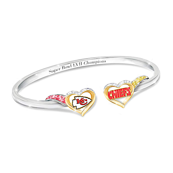 Chiefs Super Bowl LVII Champions Bangle Bracelet