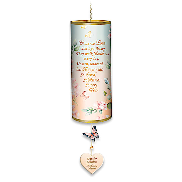 Personalized Outdoor Remembrance Wind Chime