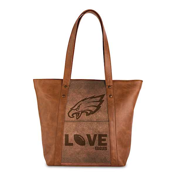 NFL Faux Leather Tote Bag: Choose Your Team