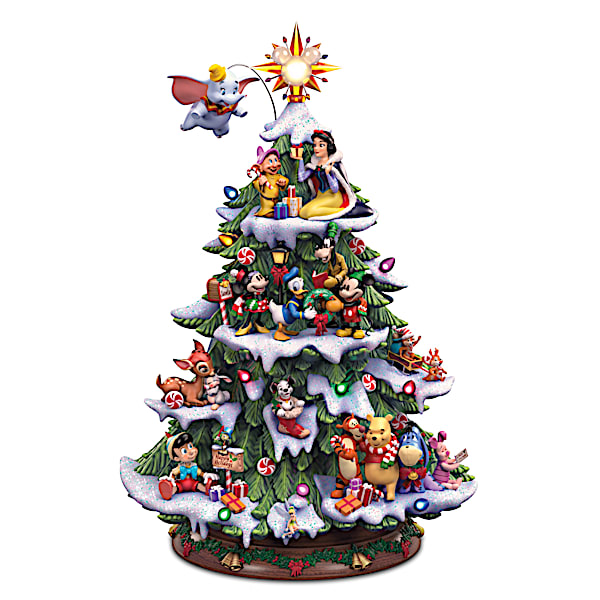 Disney Classic Characters Lighted Musical Christmas Tree