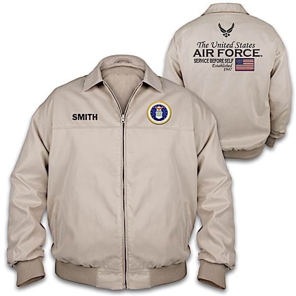 Air Force Men's Windbreaker Jacket Personalized With Name