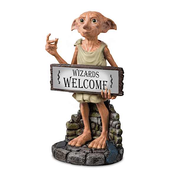 HARRY POTTER DOBBY The House Elf Solar-Lit Welcome Sign