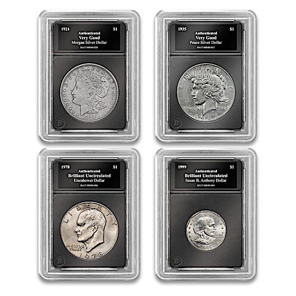 The Complete Last-Ever 20th Century 90% Silver Dollar Design Coin Set