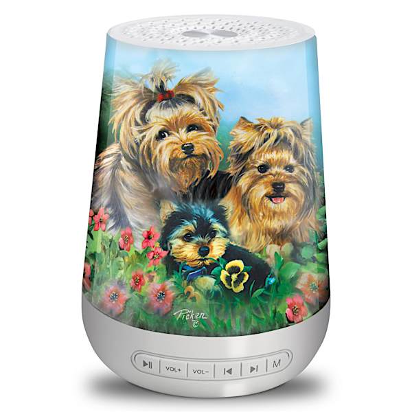 Linda Picken Yorkie Art Sound Machine With Nightlight