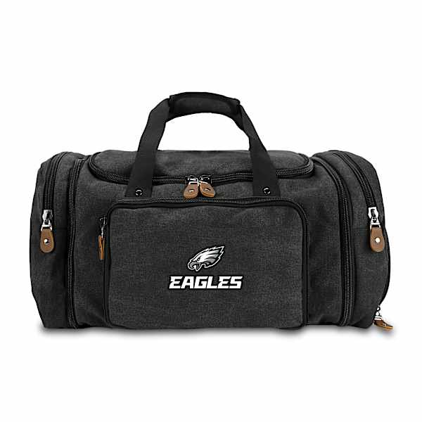 NFL Black Canvas Duffel Bag: Choose Your Team