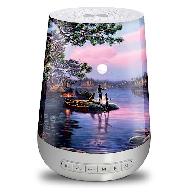 Sleep Sound Machine With Nightlight And James Meger Lake Art
