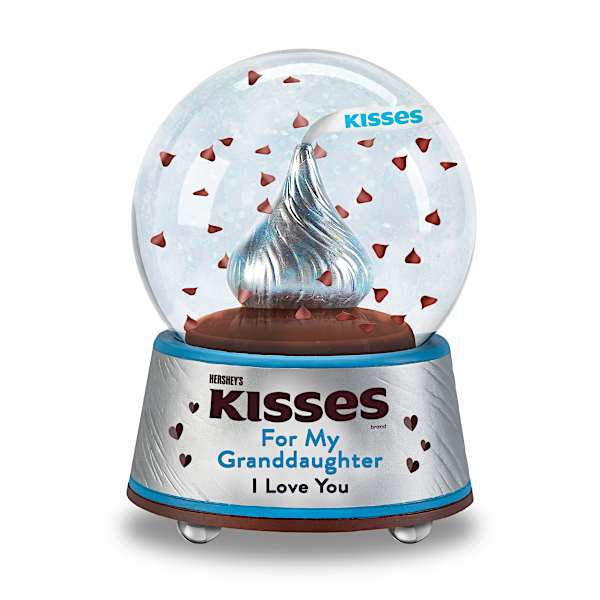 HERSHEY'S KISSES Musical Glitter Globe For Granddaughter